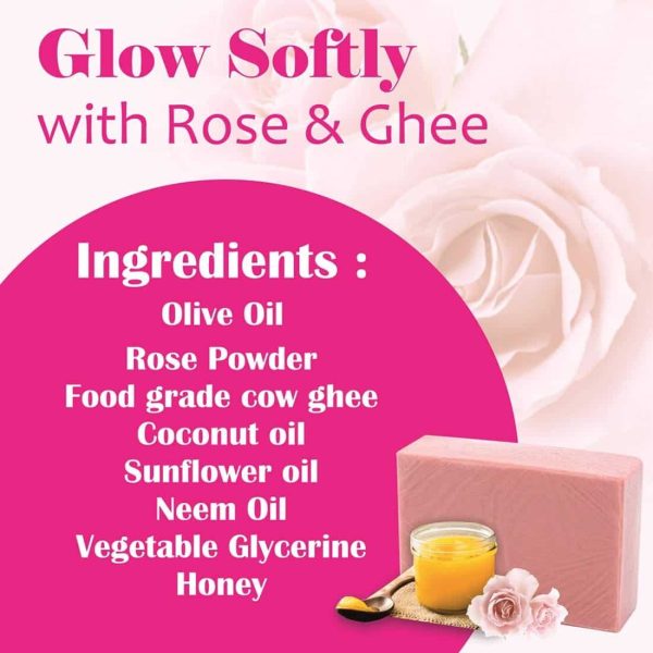 CGH-Rose_8-1.jpg Rose Cow Ghee Herbal Soap - Economy Pack 3