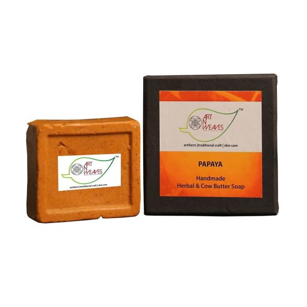 CowButter-Papaya_1.jpg Papaya Cow Ghee Butter Soap