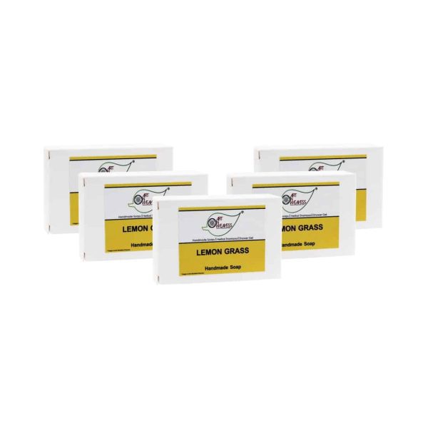 NT-Lemon-Grass_3.jpg Lemon Grass Handmade Soap NT - Economy Pack 5