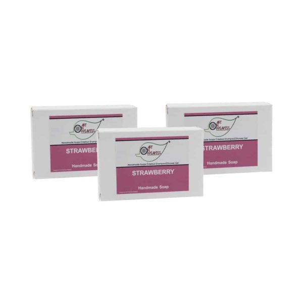NT-Strawberry_2.jpg Strawberry Handmade Soap NT - Economy Pack 3