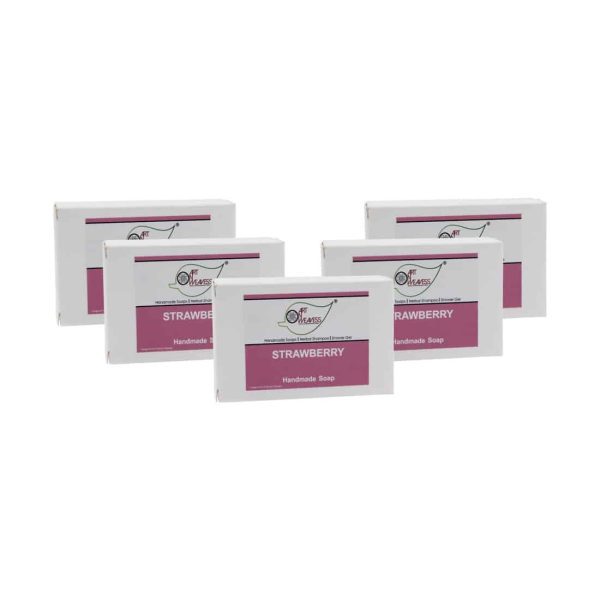 Strawberry Handmade Soap NT - Economy Pack 5
