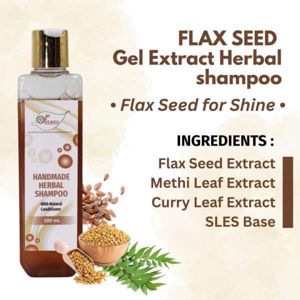 Shampoo-Gel-Extract_8-1.jpg Herbal Shampoo FLAX Seed Gel Extract SLES Based - 200ml