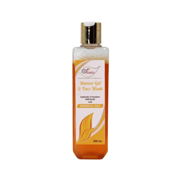 Shower-Gel_Essentila-Oils_1.jpg Almond Oil Essential Oils Shower Gel & Face wash with Sulphates & Parabens free Base - 200ml