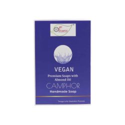 Vegan-Camphor_1-2.jpg CAMPHOR Handmade VEGAN Almond Oil Soap NT 100 gms unit
