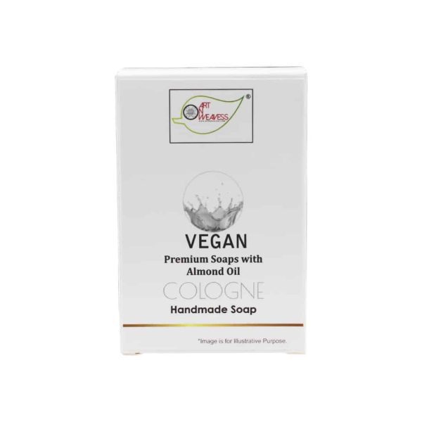 Vegan-Cologne_1-2.jpg COLOGN Handmade VEGAN Almond Oil Soap NT 100 gms unit
