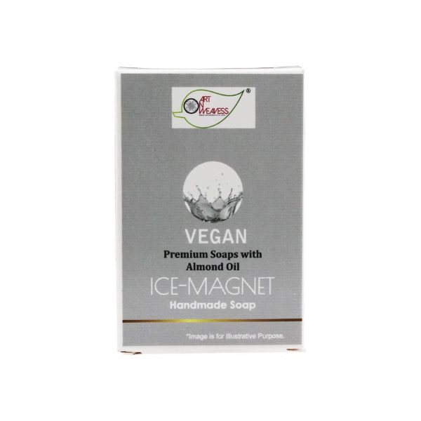 Vegan-Ice-Magnet_1-2.jpg ICE MAGNET Handmade VEGAN Almond Oil Soap NT 100 gms unit