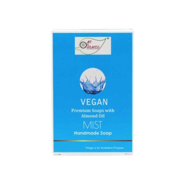 Vegan-Mist_1-1.jpg MIST Handmade VEGAN Almond Oil Soap 100 gms unit