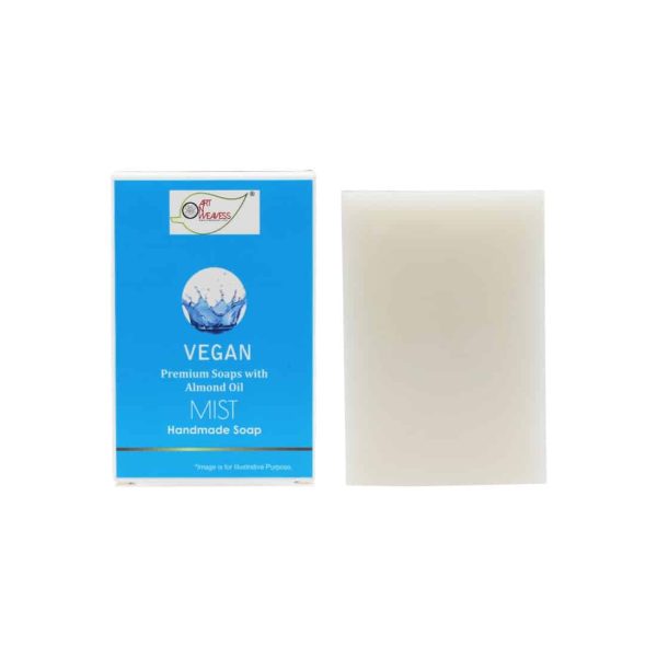 Vegan-Mist_4-3.jpg MIST Handmade VEGAN Almond Oil Soap 100 gms unit