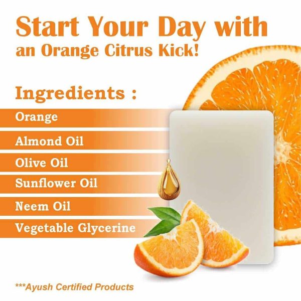 Vegan-Orange_7-2.jpg ORANGE Handmade VEGAN Almond Oil Soap NT 100 gms unit