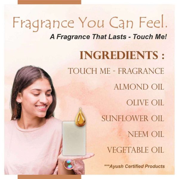 Vegan-Touch-Me_7-3.jpg TOUCHME Handmade VEGAN Almond Oil Soap NT Pack of 4
